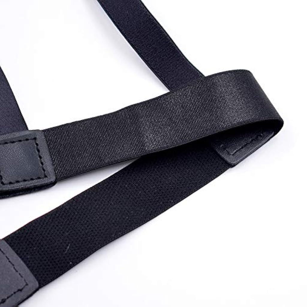 HASTHIP® Sujetadores Elásticos para Camisa de Hombre, Ligas Ajustables con Abrazaderas Antideslizantes y Cierres de Bloqueo, Mantiene la Camisa Perfectamente Metida, Cómodos y Duraderos