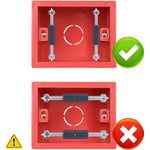 HASTHIP® 86 Type Wall Socket Repair Kit, 86mm x 86mm Universal Electric