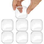 HASTHIP® Silicone Door Stopper Self Adhesive Wall Protector 1.57 Inch Door Knob Stopper Noise Reduction Bumper for Home Office Bathroom Doors