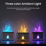 HASTHIP® Humidifier for Room, 1000ml Essential Oil Diffuser, Cool Mist Aroma Air Fragrance Machine, LED Crystal Colorful Rose Light