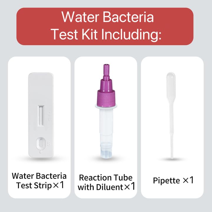 HASTHIP Escherichia Coli Test Kit for Water Testing with Sample Collection Tools and Test Tube
