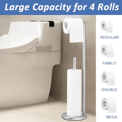 HASTHIP® Toilet Paper Roll Holder 2 In 1