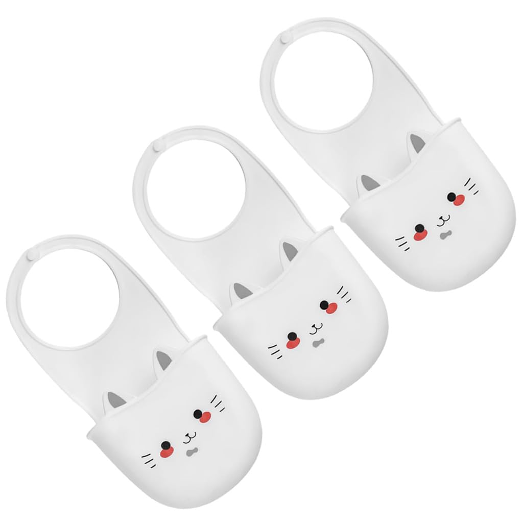HASTHIP Kitchen Sink Organizer for Sponges and Dish Soap | 3Pcs Silicone Hanging Pouches