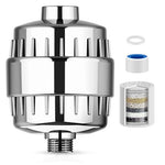 HASTHIP® Softener Shower Filter External Water Filter for Overhead Shower System Multi-Layer Active Remove Odor & Heavy Metal Soften Water