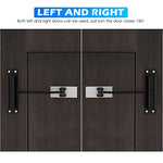 HASTHIP® 3pcs Door Closer,Zinc Alloy Automatic Safety Spring Door Closer,Adjustable Closing Hinge Quiet for Wooden Metal Security Weight Up to 30 Kgs (Black)