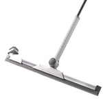 HASTHIP® Floor Squeegee with 180° Rotating Head, 45'' Long Handle Floor Cleaner for Tile, Window, Bathroom, Garage and Patio - Grey
