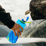 HASTHIP® 700ml Soft Water Pouches, Portable Leak-Proof Bottles with Quick Release Buckles, Reusable Hydration Packs for Running, Hiking, Sports & Gym, 3 Pack