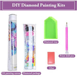 HASTHIP® DIY Diamond Painting Kit Fashion Outline Wall Decor Art Gift 11.8x15.7 Inches 2PCS