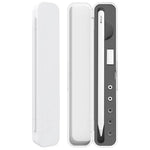 HASTHIP® Carrying Case for Apple Pencil 2nd Gen /1st Generation Organizer Box for Apple Pencil,Case iPencil,Pen Tip Pen Tip Cover and Adapter Grey(Pen and Accessory Not Included)