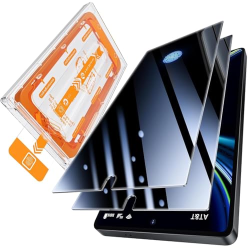 HASTHIP® Compatible with Samsung S25U 2Pcs Screen Protectors HD Tempered Glass Screen Protectors Privacy Screen Protectors Anti-scratch Screen Protectors withScreen Alignment Tool & Accessories Pack
