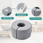 HASTHIP® Thick Foam Donut Cushion Support for Hand, Wrist, Ankle – Memory Foam Orthopedic Ring Pillow for Pressure Relief, Pain Relief, Limb Stabilization – Removable Plush Zipper Cover – Enhanced