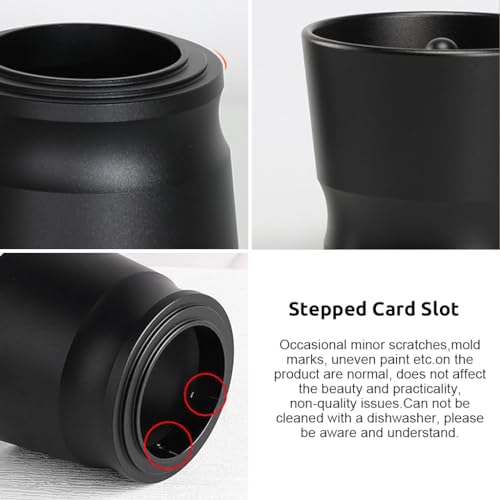 HASTHIP® Coffee Powder Cup for Coffee Grinder Ground Coffee 2.5 Inches Universal Coffee Powder Catcher for 49-58 Diameter Espresso Coffee Grinder