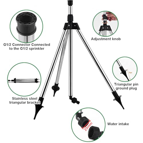 HASTHIP® Garden Rotating Water Sprinkler
