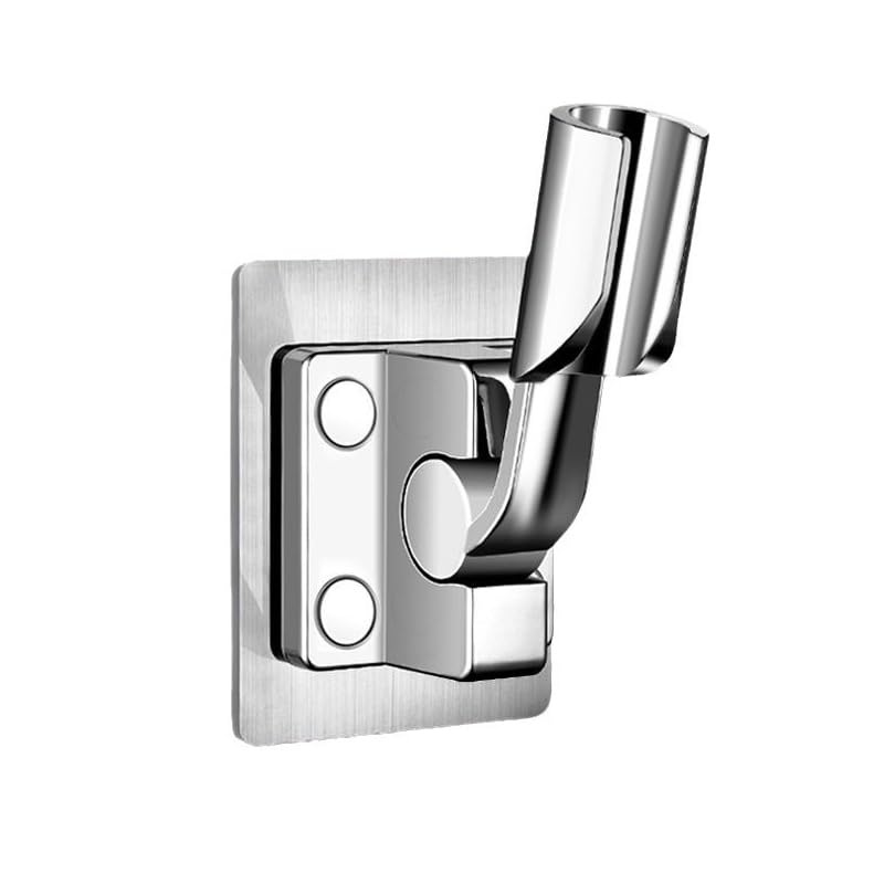HASTHIP® Self Adhesive Shower Head Holder Adjustable Wall Mount,Drill-Free Bathroom Shower Bracket with Strong Waterproof Sticky Base for Handheld