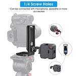 HASTHIP® DSLR L Bracket for Camera, Quick Release Plate 1/4" Vertical Horizontal Switch, Compatible with Nikon Sony Canon Panasonic Fujifilm DJI Ronin Zhiyun Weebill Gimbal Stabilizer Tripod