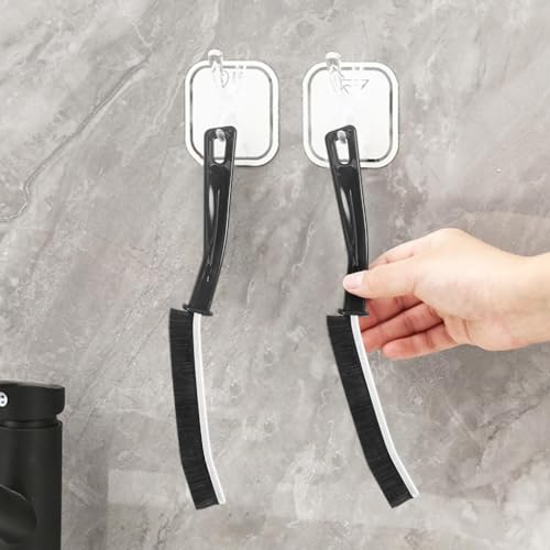 HASTHIP® 5Pcs Gap Cleaning Brush, Tiles Cleaning Brush, Sink Cleaning Brush, with PP Handle Utility Narrow Brushes Window Cleaning Brush for Tiles, Window, Wall Crevices, Kitchen Sink