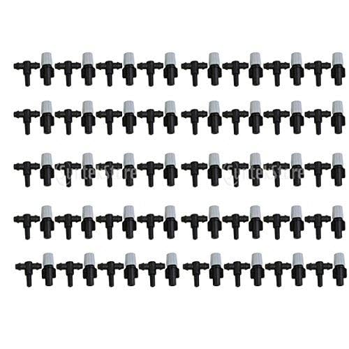 HASTHIP Sprinkler Heads for Garden Irrigation with Adjustable Misting Nozzle 120 pcs | ABS Plastic