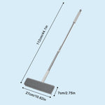HASTHIP Window Cleaner Wiper for Home and Car with 43 in Long Handle | 2 in 1 Microfiber Mop and Water Squeegee