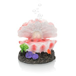 HASTHIP® Aquarium Pink Shell Air Bubbler, Decorative Aquarium Air Bubble Stone, Fish Tank Aerator Accessory, Underwater Ornament for Betta, Shrimp, Turtles, Breeding, Plant, DIY Aquatic Decor, Oxygen