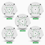 HASTHIP® Waterproof Bullet Security Camera Mount Bracket with Metal Enclosure, White ABS Junction Box, Hides Cables for Outdoor CCTV, Easy Install, Fits IP/POE Cams(3.94x1.89 In)