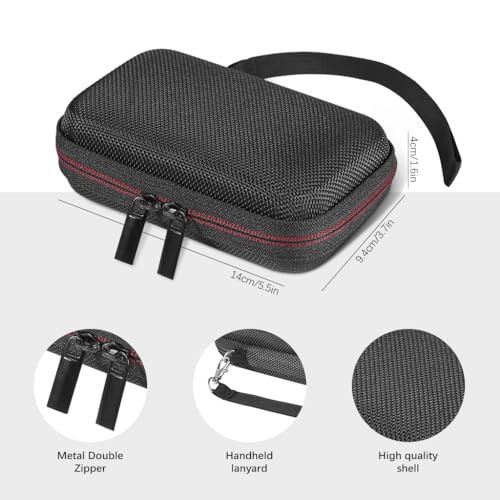 HASTHIP® Hard Carrying Case for Samsung T5 EVO, Portable SSD 2TB 4TB 8TB USB 3.2 Gen 1 External Solid State Drive Hard EVA Shockproof Water-Resistant Protective Storage Travel Bag