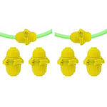 HASTHIP Garden Hose Connectors for Water Pipe Adaptors 3/4 inch to 1/2 inch Pack of 2 | Corrosion Resistant Plastic