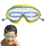HASTHIP® Kids Leakproof Anti-Fog Yellow Swimming Goggles With Integrated Ear Plugs