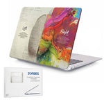 HASTHIP® Creative Case Compatible with MacBook Air 13 Inch 2018-2020 (M1 A2337/A2179/A1932), Digital Print Matte Hard Shell, Slim Protective Cover, Retina Display, Snap-On, Crystal Clear Design