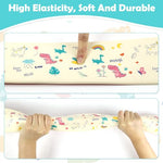 HASTHIP® 200cm x 8cm Baby Safety Edge & Corner Protector, Cartoon Print Soft Cushion Strip, Self-Adhesive Table & Furniture Guard, Child Proofing Bumper for Door Frame & Home