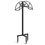 HASTHIP Garden Hose Holder for Outdoor Use with 150ft Capacity featuring Arched Stand | Metal Freestanding Rack for Lawn and Yard