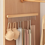 HASTHIP® 1 Pack Valet Rods for Closets - 16.2 Inch Extendable and Pull-Out Wardrobe Pole for Hanging Clothes, Wardrobe Pole with Metal Hooks, Closet Rod Extender, Valet Rod
