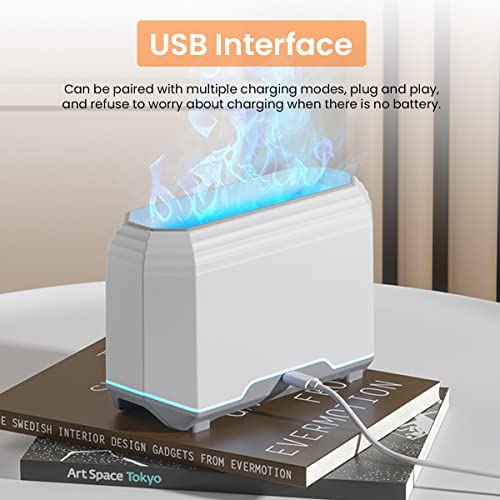 HASTHIP® Humidifier for Room, 1000ml Essential Oil Diffuser, Cool Mist Aroma Air Fragrance Machine, LED Crystal Colorful Rose Light