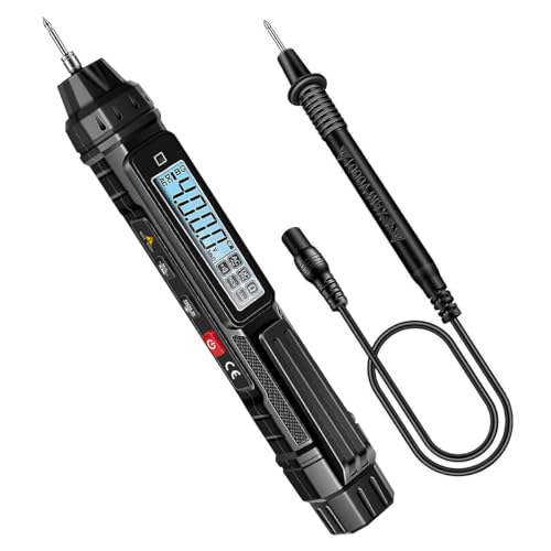 HASTHIP® Digital Multimeter Non Contact Voltage Tester Meter Digital 4000 Count AC/DC Voltage Tester, Current Meter, Non-Contact Voltmeter Sensor, Live Wire Detection, Resistance(Battery NOT INCLUDED)