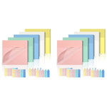 HASTHIP Sticky Notes Tabs for School and Office with 650 Sheets Transparent PET | 1300 PCS Colored Index
