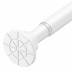 HASTHIP® Shower Curtain Rod, Spring Tension Shower Curtain Rod, Adjustable 35.4"-62.9" Expandable Bathroom Rod, No Drill Metal Pressure Mount for Shower, Closet & Doorway