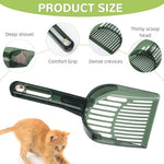 HASTHIP® Cat Litter Scoop, Plastic Cat Litter Scooer, Retractable Push Shovel Cat Toilet Scoop Poop Scoop (Min 4mm, Max 9mm)