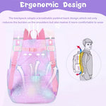 HASTHIP® School Backpacks for Girls Gift Backpack for Kids 6-12 Years Old
