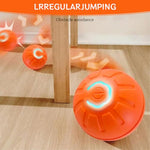 HASTHIP® Small Dog Ball, Dog Chew Toys, Rubber Toys for Dogs, Interactive Bouncing Dog Toy with Cool Lighting Ideal for Indoor and Outdoor (Relieves Anxiety, with USB Cable)