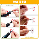 HASTHIP® Electric Engraving Pen Kit with 44 Bits Cordless USB