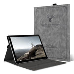 HASTHIP® Tablet Cover for Surface Pro 9 Protective Surface Pro 9 PU Leather Case 2 in 1Surface Pro 9 Table Case with Anti-slip Lining & Stylus Pen Desing Fashion Embossing Cover for Surface Pro 9