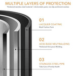 HASTHIP® Bench Garment Rack 4-Tier Metal Shoe Organizer with Coat Hooks,Entryway Shoe Storage Shelf and Hat Stand,Hallway Clothes Rack with 8 Hooks DIY Assembly Multipurpose Rack