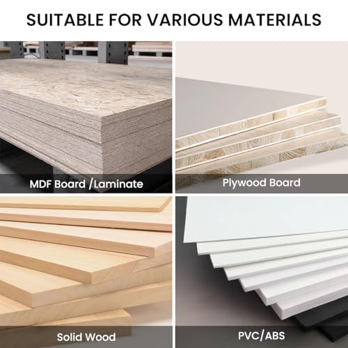 HASTHIP® Woodworking Edge Trimmer, Hand Planer Edge Bander for Burrs, Edge Corner Planer, Wood Chamfering Fillet Scraper, Stainless Steel Blade Veneer Edge Trimmer Deburring Tool Edge Banding Cutter