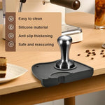 HASTHIP® Silicone Coffee Tamper Mat for Espresso Non-Slip Mat Countertop Protective Pad for Barista & Coffee Accessories, 17.5x12.5x0.6cm