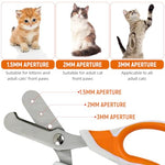 HASTHIP® Stainless Steel Cat Nail Trimmer Cat Nail Clipper Pet Cutter