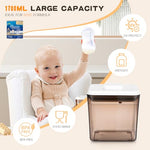 HASTHIP® 1700ml Baby Formula Dispenser with Scoop and Leveller, Foodgrade PP Anti-Leak Milk Powder Dispenser Container, Baby Snack Storage Container for Outdoor Travel Home, BPA Free