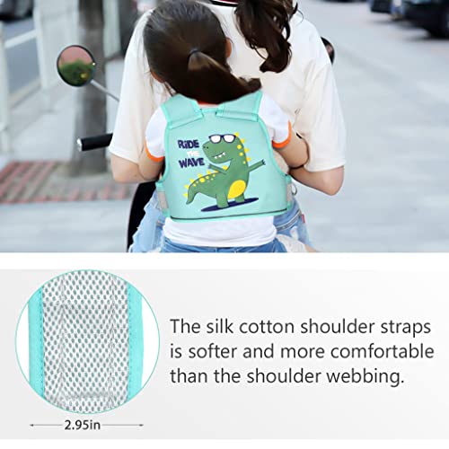 HASTHIP® Kids Safety Belt for Two Wheeler with Reflective Strips, Portable Seat Belt Children Motorcycle