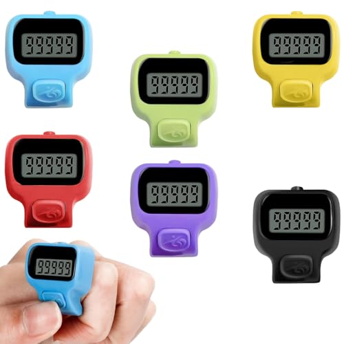 HASTHIP® 6 Pack Electronic Finger Clicker for Knitting