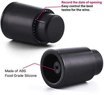 HASTHIP Vacuum Wine Bottle Stopper Set for Fresh Wine with Date Record | 6PCS Reusable Saver