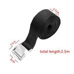 HASTHIP Tie Down Straps for Motorcycle Cargo and Luggage featuring Metal Cam Buckle 2.5m