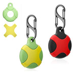 HASTHIP® 2 Packs Airtag Keychain for Apple Airtag Holder, Anti-lost Airtag Case, Shockproof Airtag Cover Scratch Resistant Protective Cover Case for Key, Bag, Pet, Luggage, Not Include Airtag